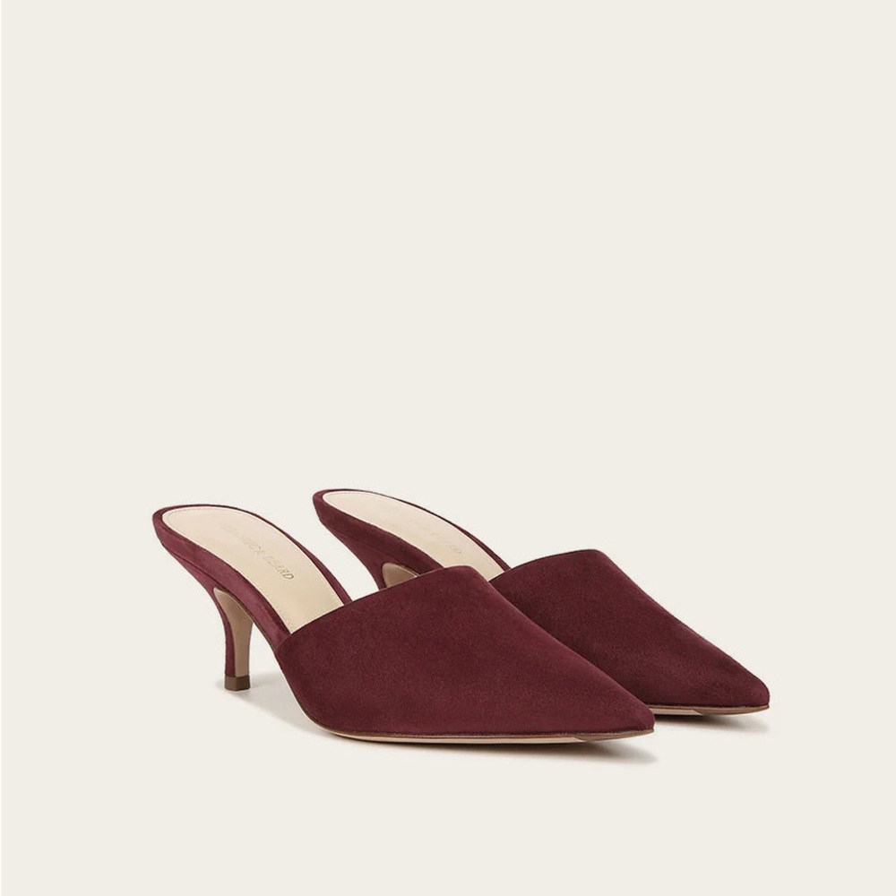 Veronica Beard Merla Kitten Heel - Merlot Women’s Size 6